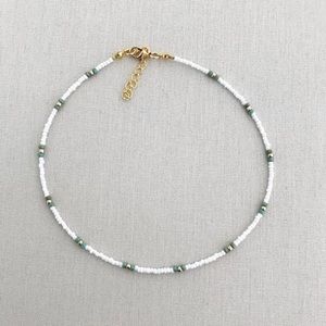 seed bead vsco choker necklace
